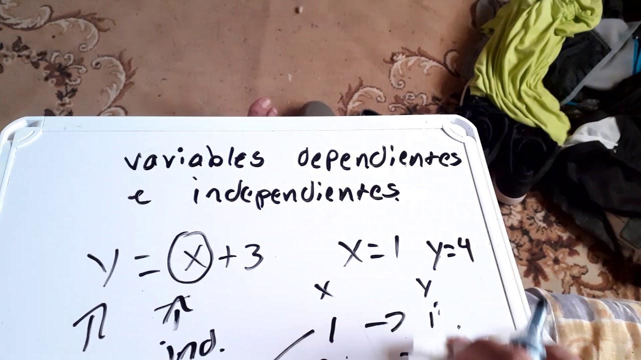 Variable Dependiente E Independiente Y Evaluación De Función Youtube