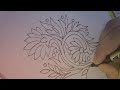 টেবিলের মাঝের ফুলের নকশা/ নকশিকাঁথার ফুলের ডিজাইন Beautiful Flower Design art