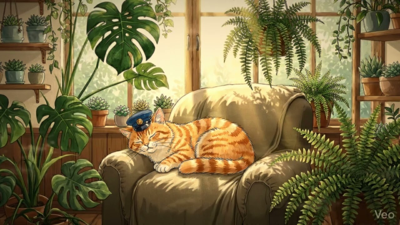 Sunny Afternoon with my Cat ☀️ LoFi Beats to chill