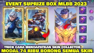 DRAW EVENT SURPRISE BOX MODAL 2 TIKET UNGU GRATIS LANGSUNG DAPET SKIN COLLECTOR | MOBILE LEGENDS