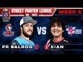 PRBalrog (Juri) vs. Xian (Dee Jay) - Bo3 - Street Fighter League Pro-US 2023 Week 6