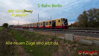 S-Bahn Berlin - "Wir sind komplett" BR483 auf der S8 4K60 #shorts