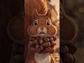 When you lose your favorite snack 🐿️😭 #ghibli #funnysquirrel #shorts