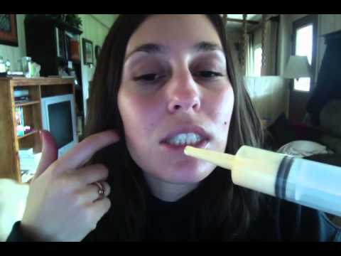 Eating with a syringe -- jaw wired shut tutorial - YouTube