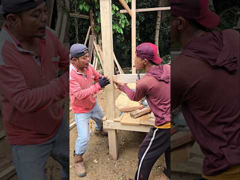 that's too short my friend... #woodworking #stratummasonry #funny #construction #wood #comedy