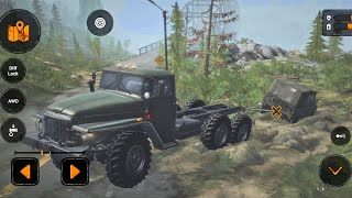 Rescuing Crashed Jeep By Truck | Offroad Driving MudRunner Game Android Gameplay HD screenshot 5