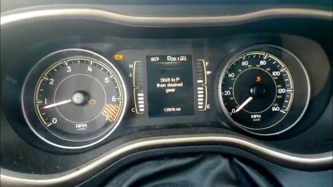 2014 Jeep Cherokee transmission problem Day 2 - YouTube