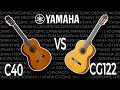 Сравнение гитар Yamaha C40 и CG122MC от Романа Зорькина