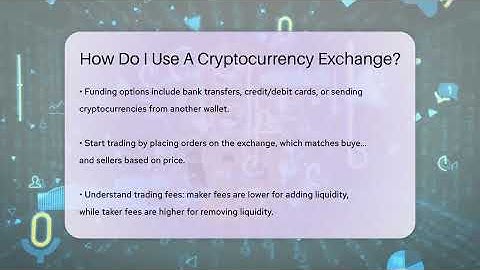 How Do I Use A Cryptocurrency Exchange? - CryptoBasics360.com