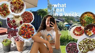 what i eat in a week on summer break! | healthy & non-restrictive🥑🥬
