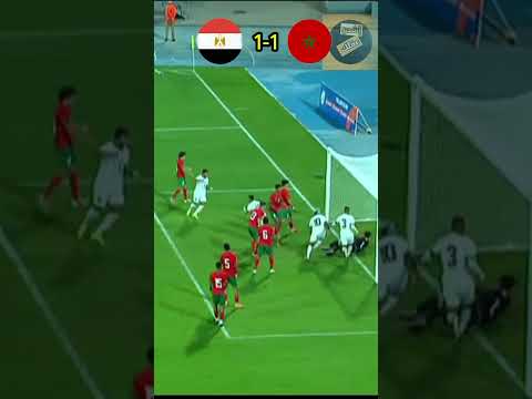 اهداف المنتخب المغربي ضد المنتخب المصري اليوم 2 1 بجودة عالية