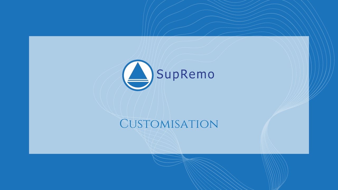 Customisation - YouTube
