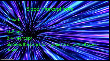 3-5 - Graph a Line Using Intercepts