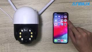 1080P Ptz Wifi Ip Camera Outdoor 4X Digital Zoom Ai Human Detect Wireless Camera H.265 P2P Onvif