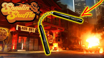 HOW TO GET THE NUNCHUCKS ON "SHAOLIN SHUFFLE" EASY GUIDE ( Nunchucks Easter Egg)
