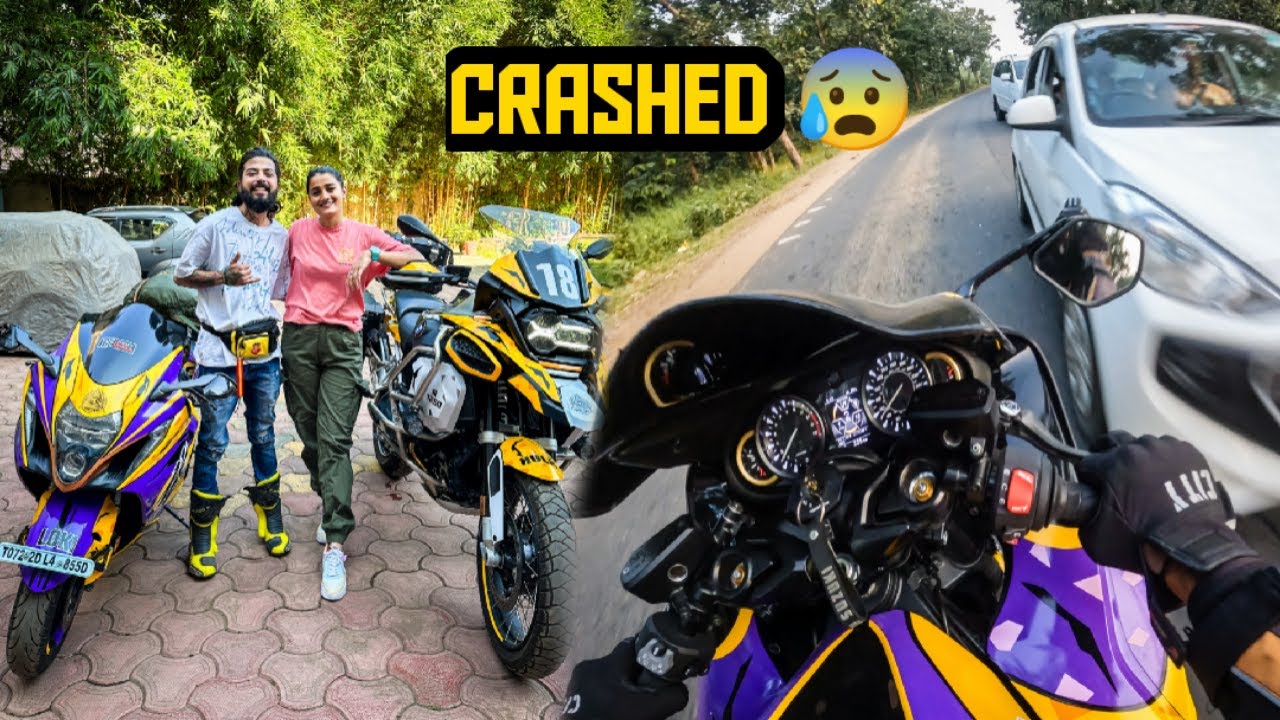 Apni Crashed Bmw Aur Hayabusa Ko Lekar Aakhir Odisha Nikal Hi Gaye 😍