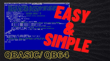 EASY and SIMPLE Programs You MUST DO In QB64 (For Beginners)