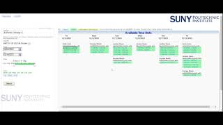 Scheduling an appointment with a tutor