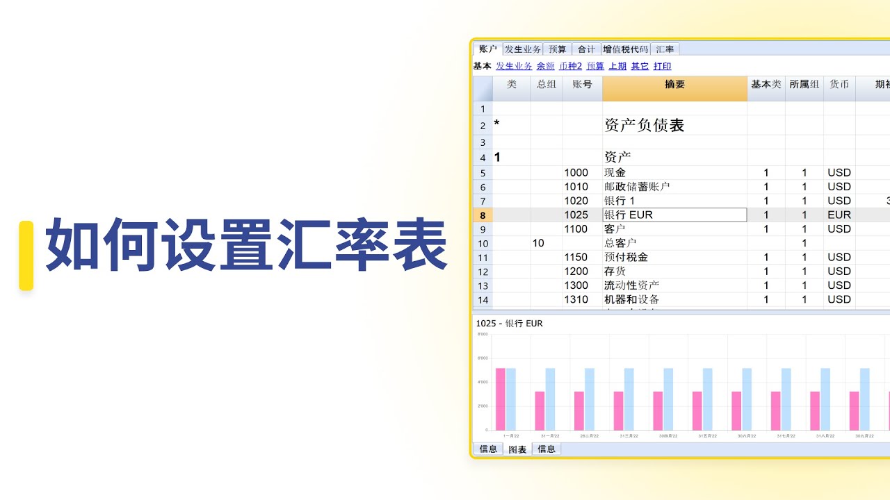 如何设置汇率表 | Banana 财务会计软件