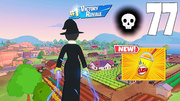 77 Elimination Solo Vs Squads "Zero Build" Gameplay Wins (NEW Fortnite Simpsons Mini Season 2 PC)