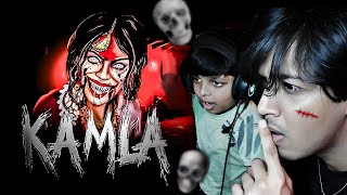 9 Year Old KID is Playing Kamla Indian First Horror Game | Kamla Horror Gameplay *Scariest*