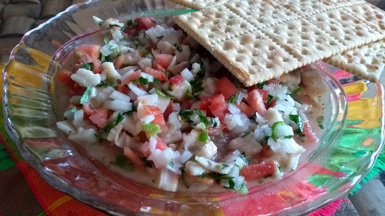 Como Hacer Ceviche Mixto Ecuatorianocamarn Y Pescado En