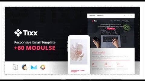 Tixx - Responsive Email Template Minimal | Themeforest Templates