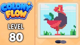 Colony Flow Level 80 walkthrough & solution Gameplay Easy