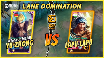 YU ZHONG - HOW TO DOMINATE LAPU-LAPU IN EXP LANE: FULL GAMEPLAY💪| YU ZHONG BUILD S37 | fanaticMLBB