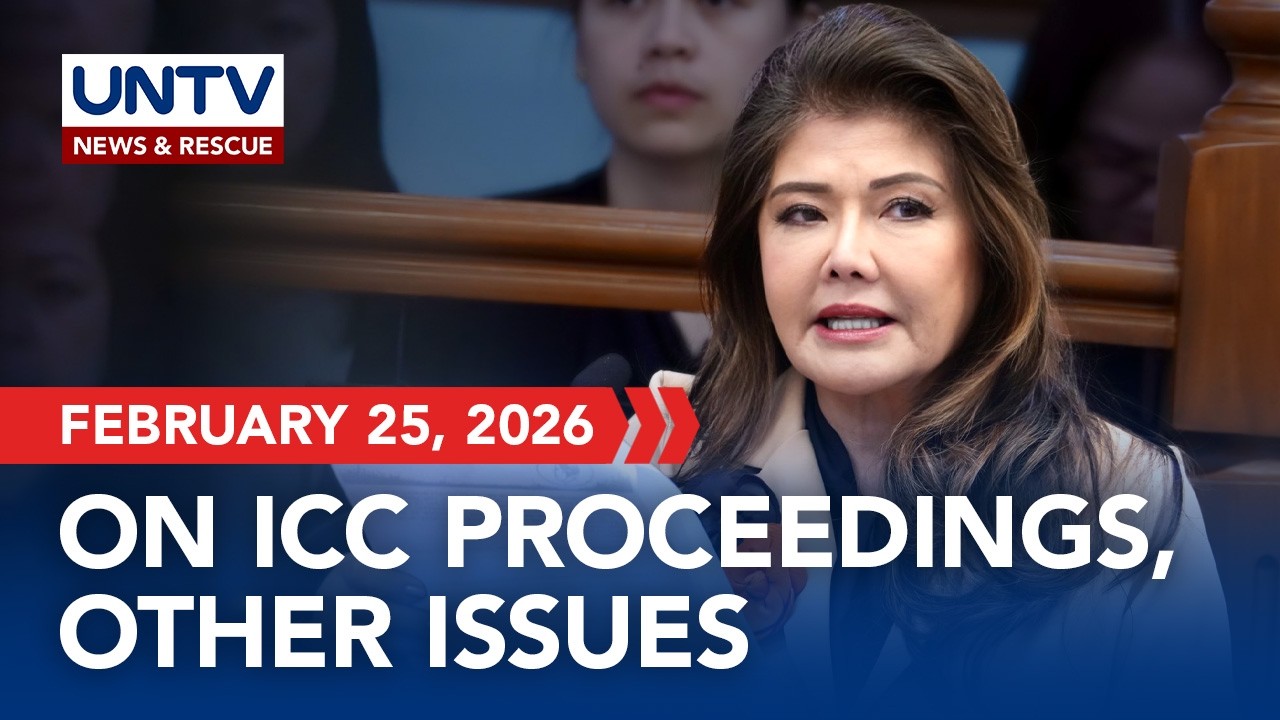 Sen. Imee Marcos holds press briefing I February 25, 2026