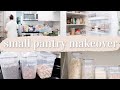 SMALL PANTRY ORGANIZATION | AFFORDABLE PINTEREST PANTRY BEFORE + AFTER | KAYLA BUELL