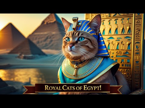 Royal Cats of Egypt! 🏺🐾 Adorable Felines in Ancient Egyptian Attire