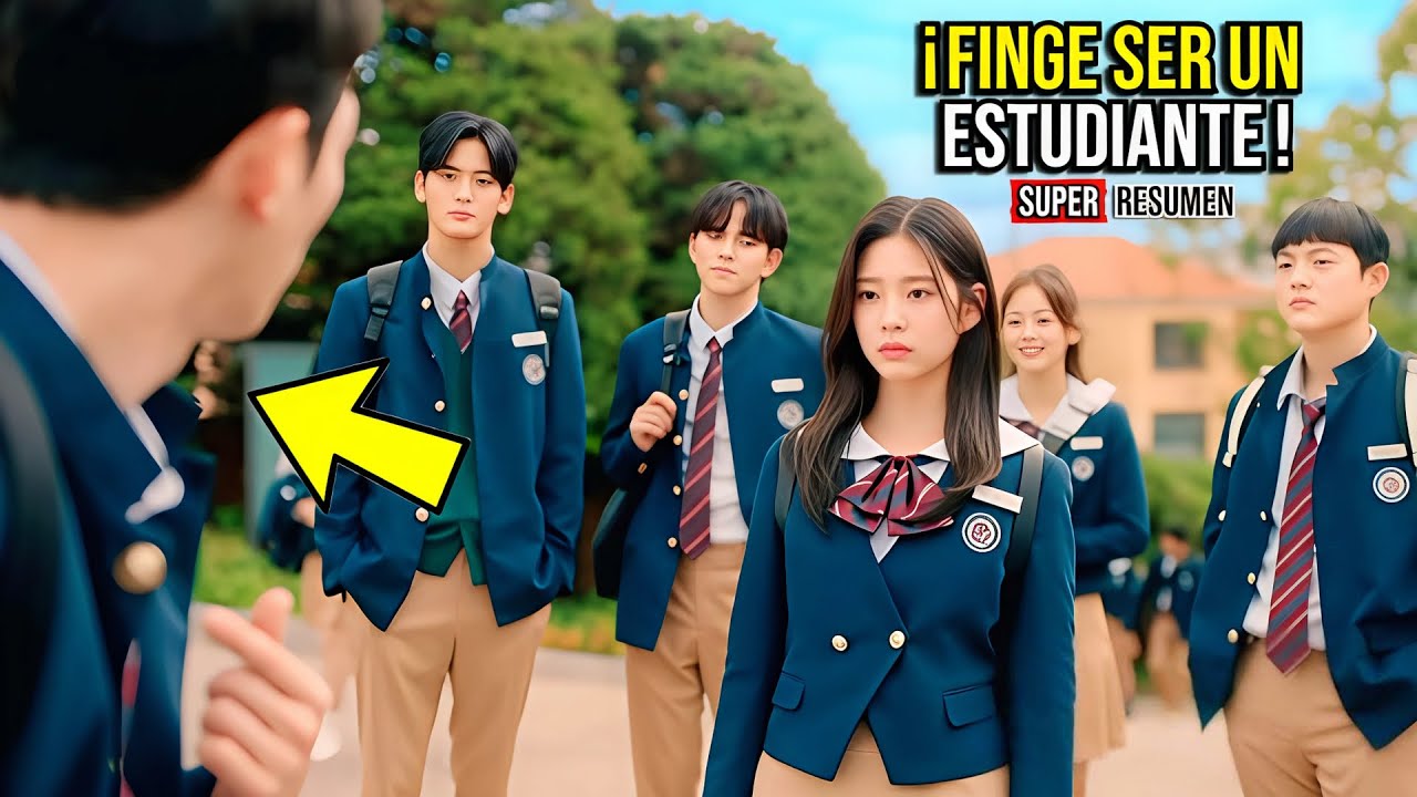 🔥JOVEN GUAPO SE INFILTRA EN UNA ESCUELA DE RICOS PARA UNA MISIÓN PERO SE ENAMORA DE SU PROFESORA