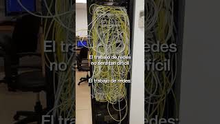El trabajo de redes… es difícil, si. #redes #programacion #python