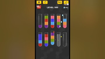 #new Water Color Sort Puzzle level 365 #WaterColorSortPuzzle #game #games