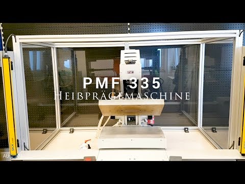 PMF 335 pneumatische Heißprägemaschine Heißprägepresse Prägemaschine Prägepresse