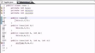 Java Programming Tutorial   39   Multiple Constructors
