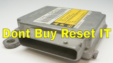 How to reset airbag code B0051 Chevy GMC Cadillac Buick.