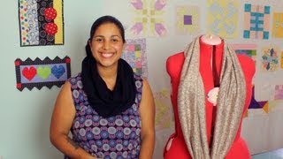 How to Make an Infinity Scarf- DIY Sewing Tutorial