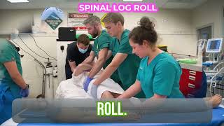 Spinal Log Roll for Possible Spine Injury | 3-Person Method