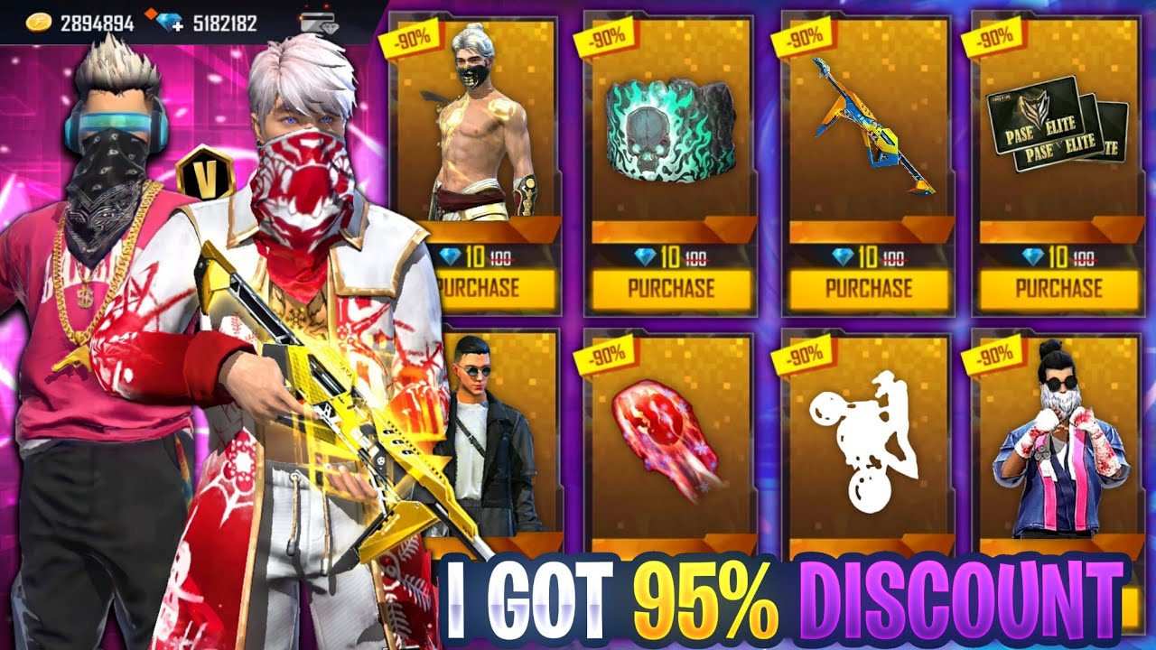 I Got 95% Discount In Mega Mystery Shop Event Buying All Rare Bundles & Legendary Gun Skin Free Fire