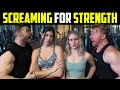Can Yelling Make You STRONGER? Our Gym Screaming Experiment!