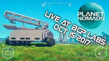 Planet Nomads - Livestream @ BCP Labs 10/15/2017