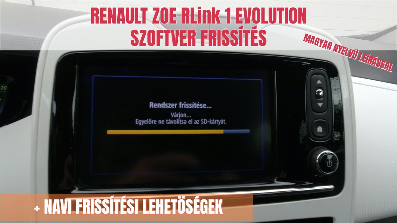 Renault RLink1 Evolution frissítése