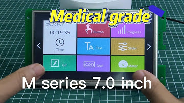 Elecrow Wizee 7-inch HMI Medical-grade Touch Display Demo