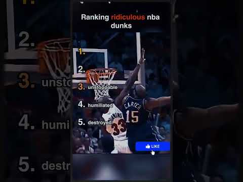 Top 5 Most Ridiculous NBA Dunks Ranked! #shorts