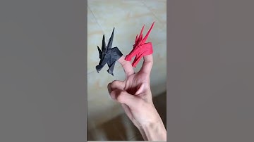 How to Make Paper Crafting Masterpieces: Dragon Head Origami from Paper!