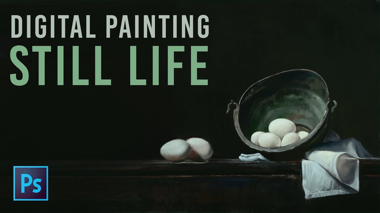 Digital Painting - Still Life Speedpaint Process - YouTube