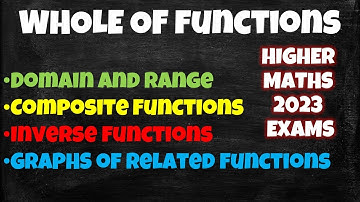 The Whole Of Functions In Higher Maths 2023 Exams!