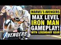 Marvel's Avengers - Max Level Fully Upgraded Iron Man Gameplay!
